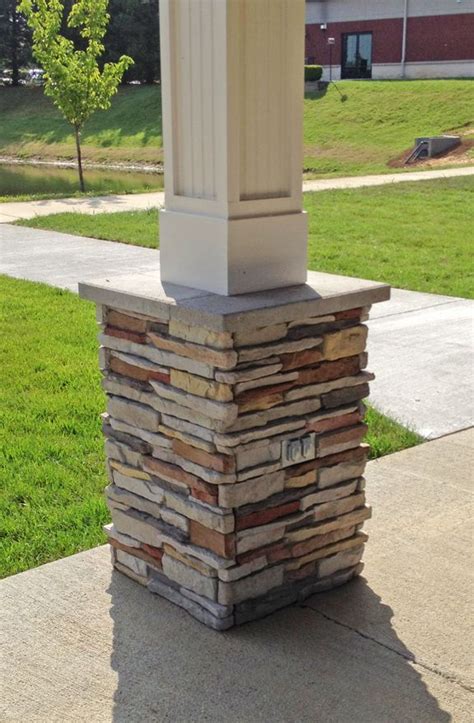 Decorative Post Base Covers Columns Column Tapered Porch Wraps Pvc