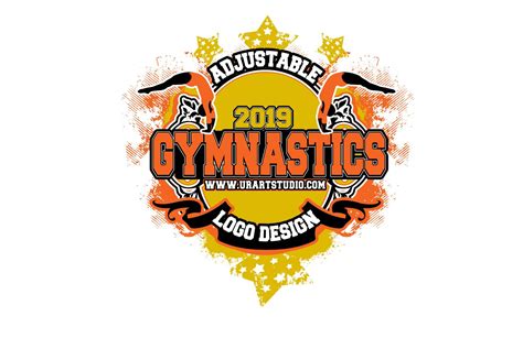 Gymnastics Vector Logo Design For Print Ai Eps Pdf Psd 503 Urartstudio