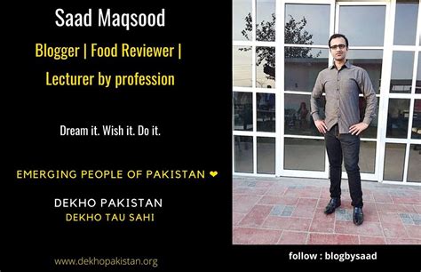 Saad Maqsood Dekho Pakistan Blogbysaad Dekhopakistan Dekhotausahi