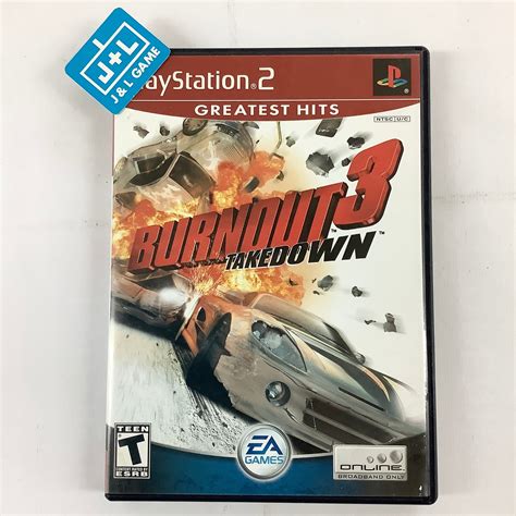 Burnout 3 Takedown Greatest Hits Ps2 Playstation 2 Pre Owned