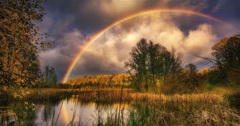 Nature Rainbow Hd Wallpaper