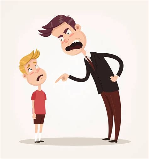 Angry Father Vector Art Stock Images Depositphotos