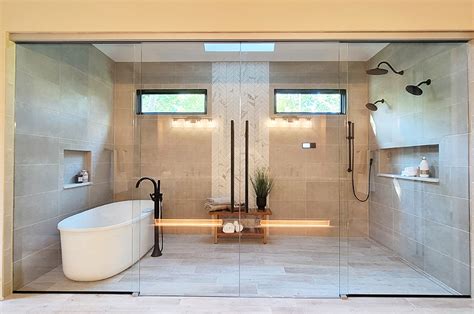 Wet Rooms And Water Closets Creative Mirror And Shower