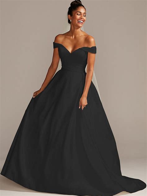 Https://tommynaija.com/wedding/black Wedding Dress David S Bridal