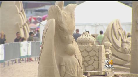 The International Sand Sculpture Competition Continues On Revere Beach
