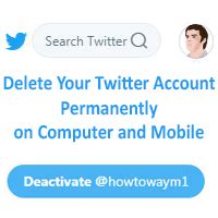 This wikihow teaches you how to delete your twitter account. 2 Easy Ways to Delete Your Twitter Account Permanently on ...