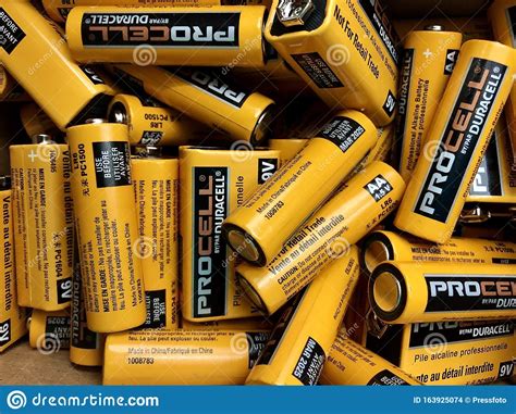 Duracell Alkaline Batteries Editorial Stock Image Image Of Closeup