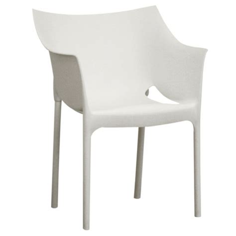 Swan White Resin Outdoor Dining Chair Bx Dc 58 White O Cozydays