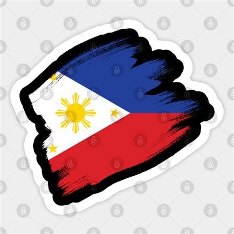 philippines flag filipino filipina pinoy pinay pride ts philippines sticker teepublic