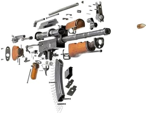 Cut Away Ak 47 Lets You See Inside The Rifle