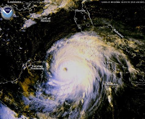 The cyclone was the ninth named storm, the sixth hurricane and the fourth major hurricane of the active 2004 atlantic hurricane season. Go-Jamaica Weather Watch » Blog Archive » Remembering Ivan ...