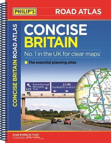 Philip S Concise Atlas Britain Spiral A Philips Road Atlas Philip