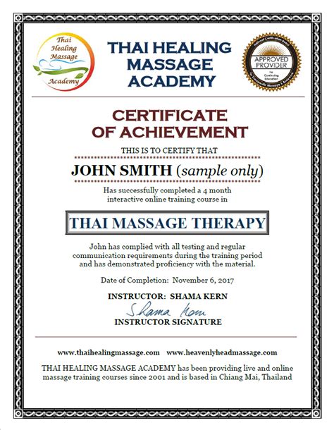 thai massage certification tutorial