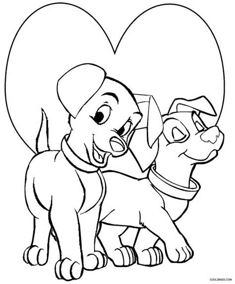 Coloring page with a fluffy puppy. Printable Puppy Coloring Pages For Kids | Cool2bKids
