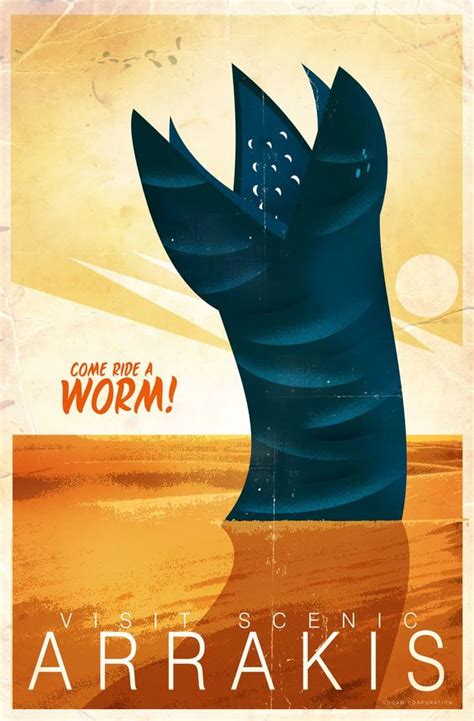 Dune By Frank Herbert Arrakis Travel Poster Book Love How To Live