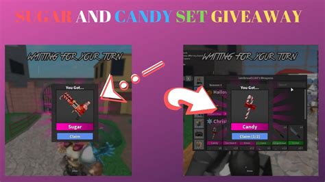 This list is based on. Sugar And Candy Set Giveaway In Roblox Mm2 2015 Christmas ...