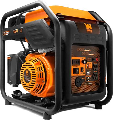 Champion's ez start dial makes getting started quick and easy. WEN 4,000-W Super Quiet Portable RV Ready Gas Powered ...