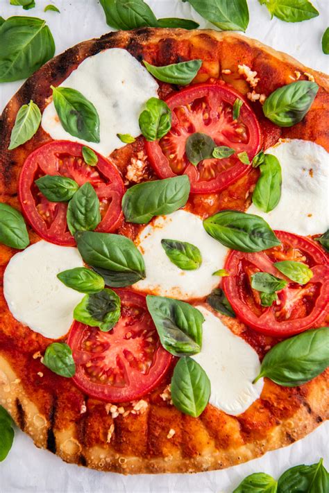 Grilled Margherita Pizza Recipe Easy Dinner Ideas