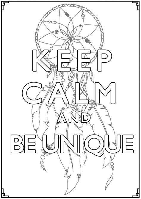 Keep Calm Coloring Pages All Coloring Pages