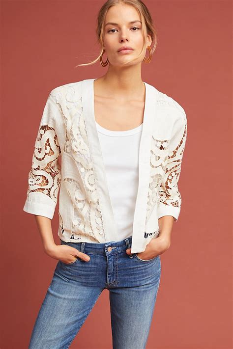 Romantic Lace Kimono Jacket Anthropologie