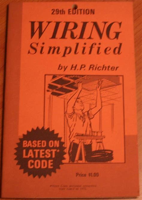Wiring Simplified 29th Edition By H P Richter Goodreads