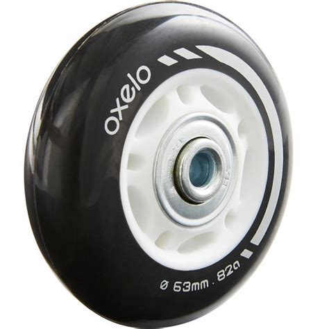 4 Skate Wheels 63 Mm 82a With Bearings
