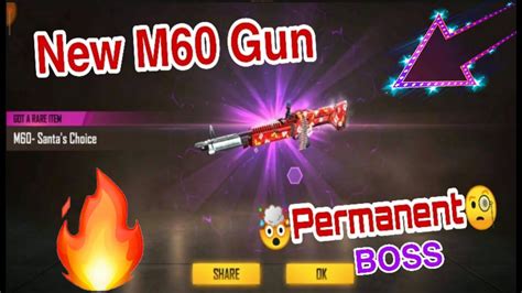 Find derivations skins created based on this one. How To Get Free Fire New M60 Gun Skin//New M60 Gun Skin in ...