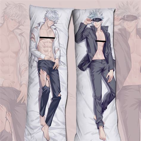 Satoru Gojo Body Pillow Cover Jujutsu Kaisen Pillow Case Jjk Dakimakura