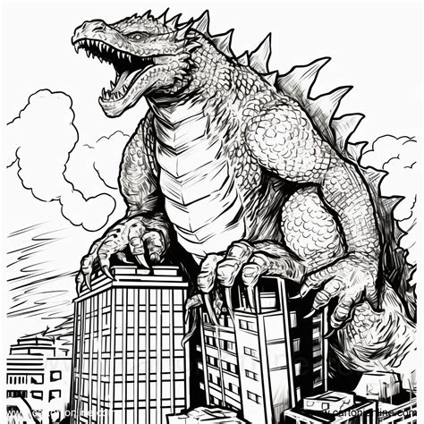 Dibujo De Godzilla Para Colorear