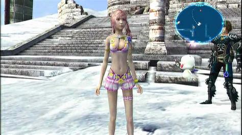 Final Fantasy XIII DLC Costumes Serah Beach Noel Spacetime YouTube