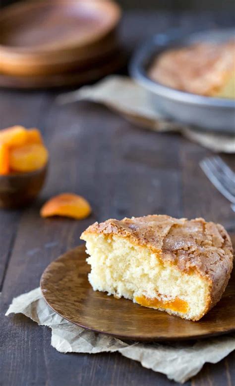 Spread the batter into the prepared baking pan. Apricot Kuchen - I Heart Eating