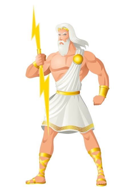 Zeus The Father Of Gods And Men 8162636 Vector Art At Vecteezy