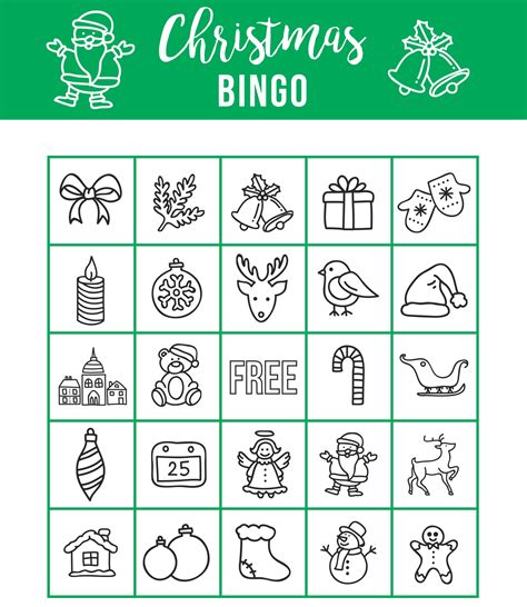 6 best free printable christmas bingo game pdf for fr