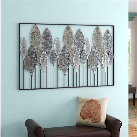 The Best Metal Leaf Wall Decor By Red Barrel Studio