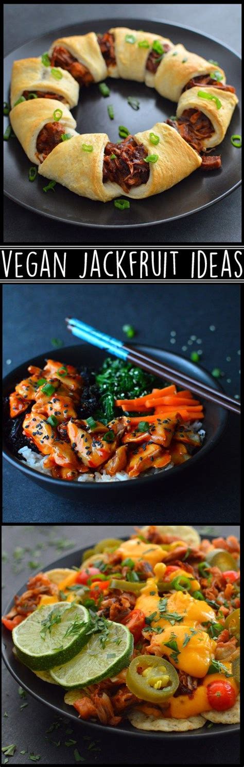 These super simple, lazy dinner ideas are the equivalent of throwing on comfy pants—easy, enjoyable and takes no time at all. 3 Vegan Jackfruit Dinner Recipes - Vegan Pork Nachos ...