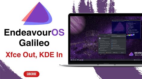 EndeavourOS Galileo What S New Xfce Out KDE In YouTube
