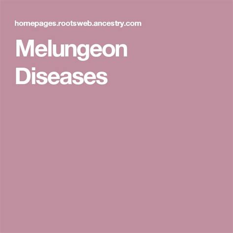 Melungeon Diseases Disease Health And Safety Health