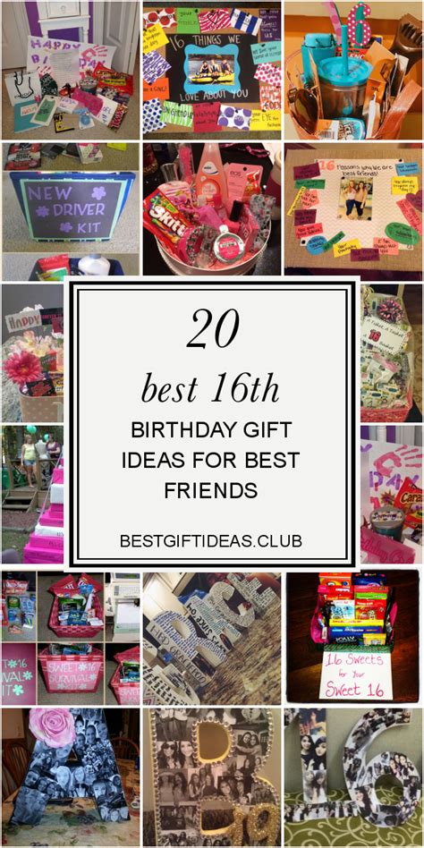 Whether it's father's day, your father's birthday or you just fancy getting your dad a random gift, we've got you covered. 20 Best 16th Birthday Gift Ideas for Best Friends | 16th ...
