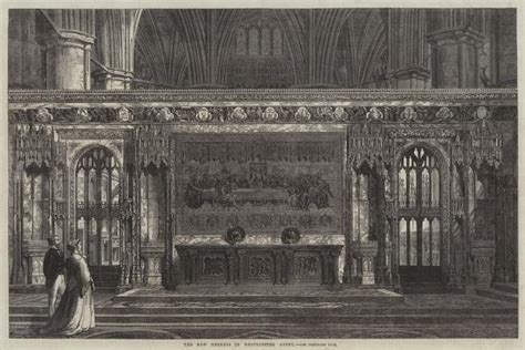 The New Reredos In Westminster Abbey Giclee Print