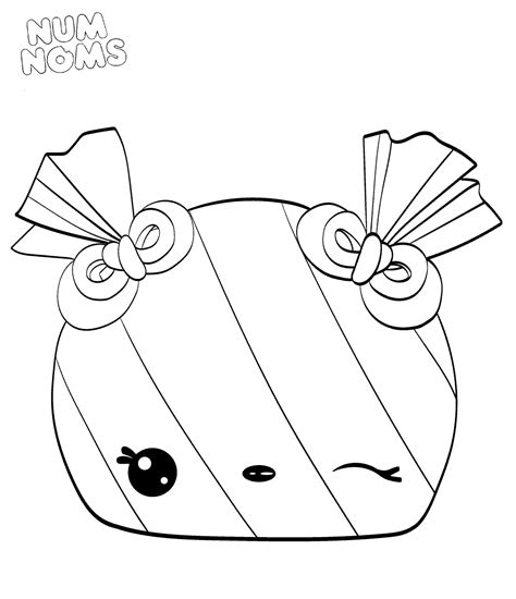 Num Noms Season 3 Coloring Pages Peyton Peppermint Disney Coloring