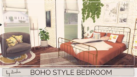 Boho Style Bedroom Download Tour Cc Creators The Sims 4