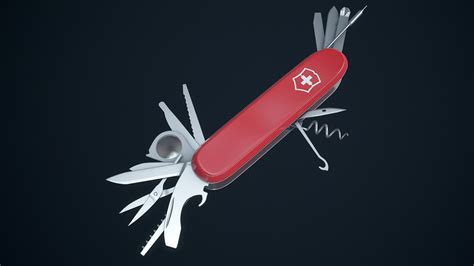 3d Swiss Army Knife Animation Turbosquid 1504367