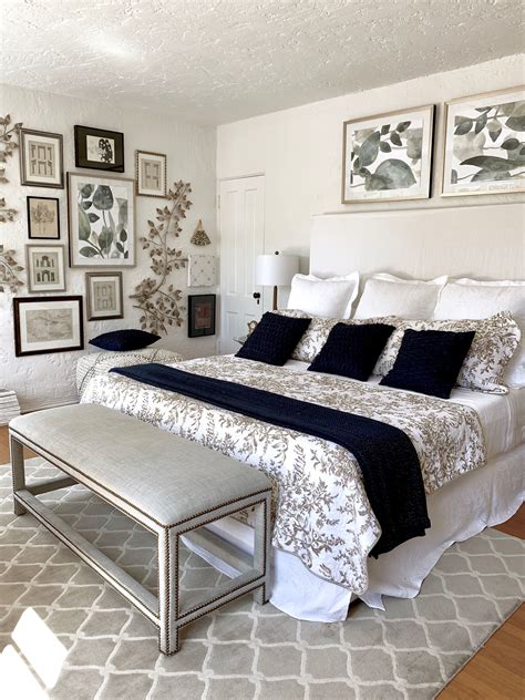 If you grow flowers of your own, take a few from your garden and display them in a simple vase. Guest Bedroom Makeover - Layered Fall | Home decor ...