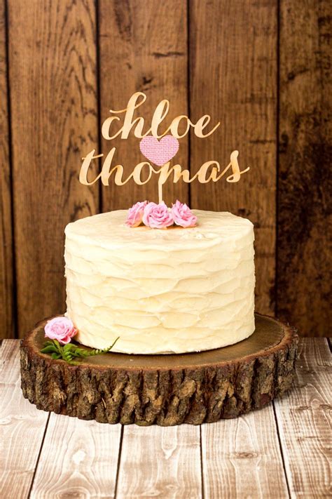 Birch And Bulap Wedding Cake Topper 50 Best Burlap Wedding Ideas