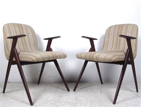 Unique Set Of Carlo De Carli Style Mid Century Dining Chairs For Sale
