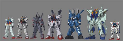 Rx 78 2 Xi Gundam Gundam Mk Ii F91 Gundam Gundam Mk V And 2 More