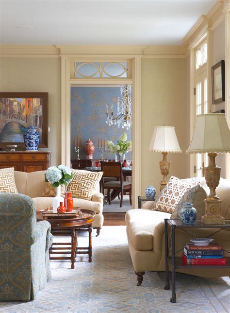 To make a cottage living room feel like a welcoming, comfortable sanctuary, you need to pile on the layers. French Country Estate - French Country - Living Room - New York - by Douglas VanderHorn Architects