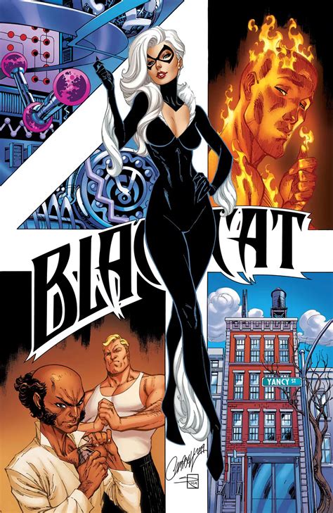 Black Cat 2019 4 Cover Spider Man • J Scott Campbell A Sabine