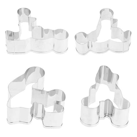4pcs Cookie Cutter Adult Sex Love Biscuit Cutters Set Stainless Steel