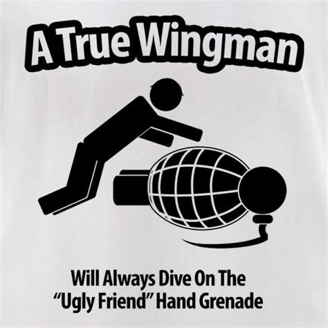 A True Wingman T Shirt By Chargrilled